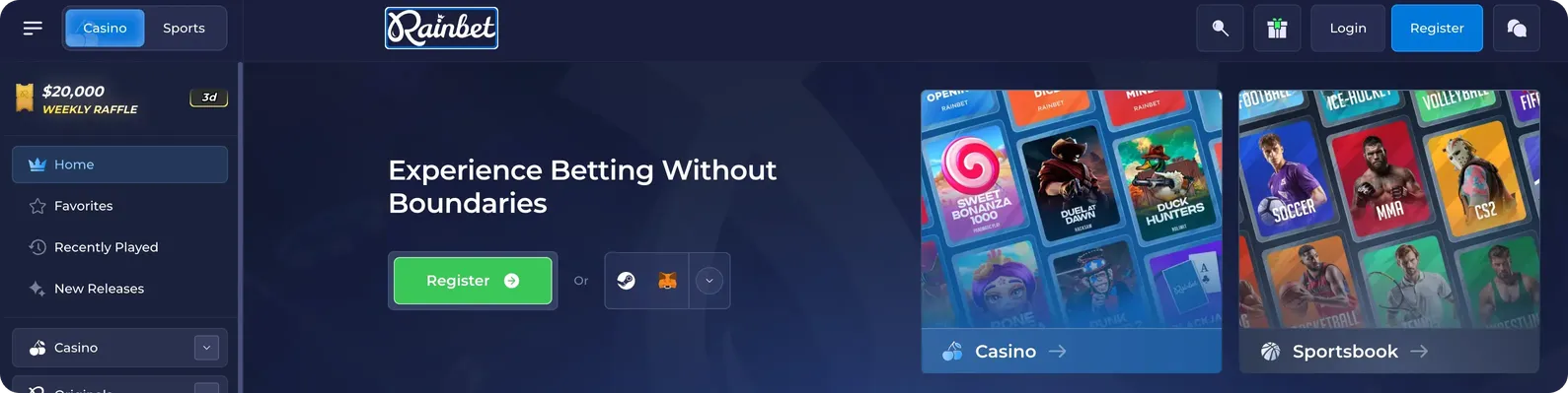 Rainbet Official | Crypto Casino and Sportsbook