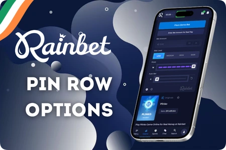 Rainbet Plinko pin layout options for real money play